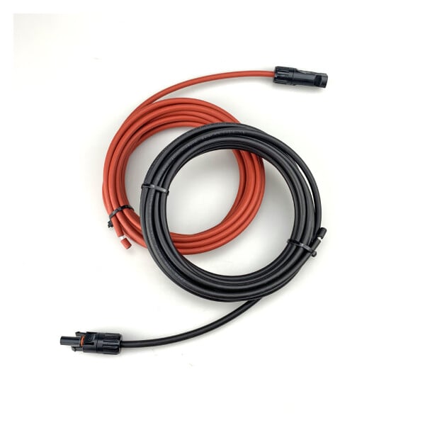 Cavo Prolunga Solare 6mm² Con Connettori MC4 - Rosso/nero, Lunghezze Da 1 A 50m - Foto 2