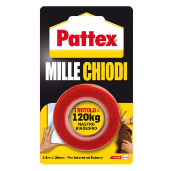 PATTEX MILLECHIODI NASTRO ADESIVO -TAPE 19MMX1,5M