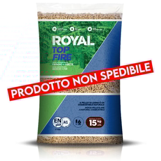 SACCO PELLET 15KG - ROYAL TOP FIRE A1