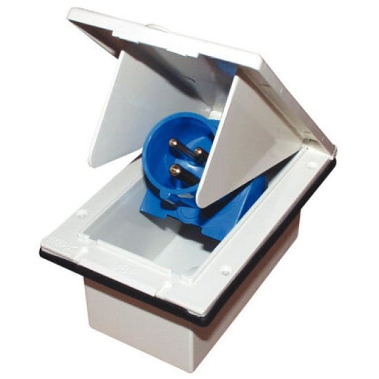 SPINA ADATTATORE TRIPLO CEE ROSSO 1415 ROSI IP44 5POLI 3P N E 380V 16A Trifase 87901125 - Foto 7