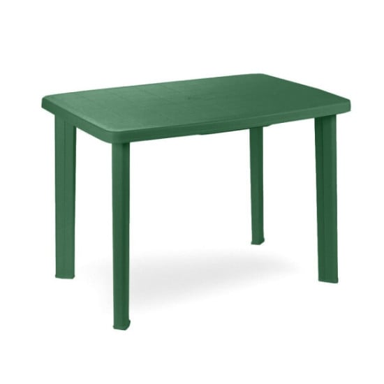 Greemotion Tavolo Ovale Da Giardino In Plastica, Bianco, 101x68x72 Cm, Con Foro Ombrellone