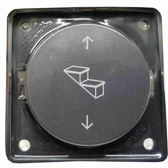 INTERRUTTORE GRADINO A 3 POSIZIONI GRIGIO - BMCG5/GR - MP BERKER