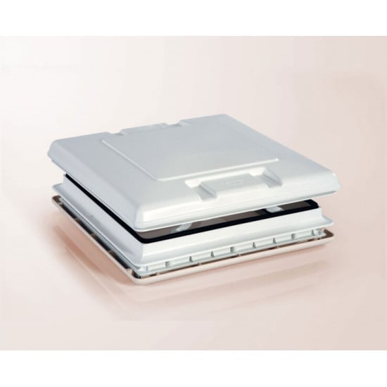 OBLO - 50X50CM FIAMMA VENT 50 BIANCO CON OSCURANTE/ZANZARIERA