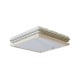 OBLO - 50X50CM FIAMMA VENT 50 BIANCO CON OSCURANTE/ZANZARIERA