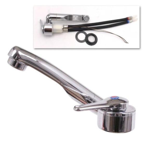 MISCELATORE MONOLEVA AUTOMATICO CROMATO ''FLORENCE''