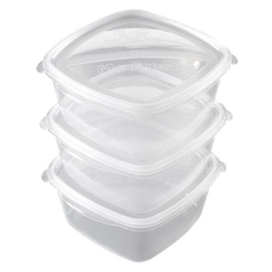 SET 3 CONTENITORI MCFRESH QUAD 0,9-1806 S