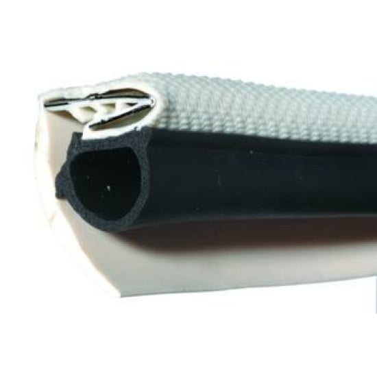 1 MT GUARNIZIONE ARMATA DOPPIA BEIGE E NERA