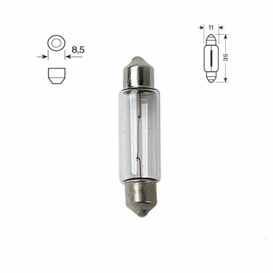 LAMPADA TUBOLARE C10W SV8.5