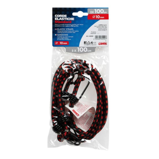 COPPIA CORDE ELASTICHE CM.100