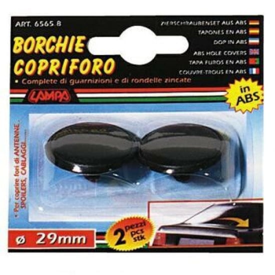 COPPIA BORCHIE C/FORO DIAM.29