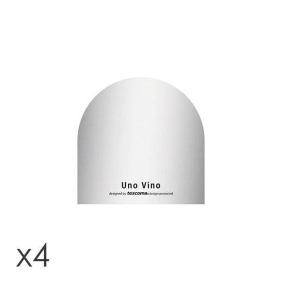 BECCUCCI FLESSIBILI SALVAGOCCIA, 4 PZ ''UNO VINO''