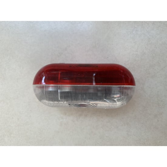 2PZ FANALE DINGOMBRO ARROTONDATO BIANCO/ROSSO