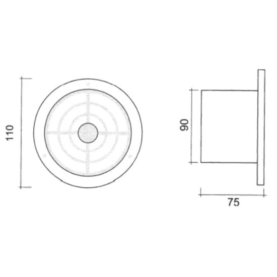 ASPIRATORE MINI MOD.S11 12V PER CAPPA