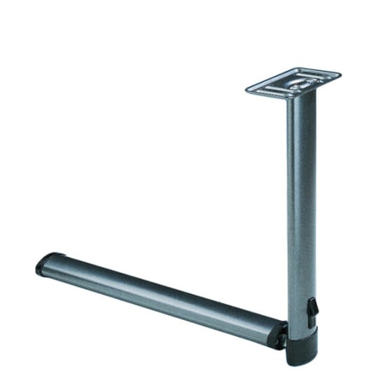 GAMBA TAVOLO PIEGHEVOLE MARRONE - 675 MM PESO 0,54 KG.