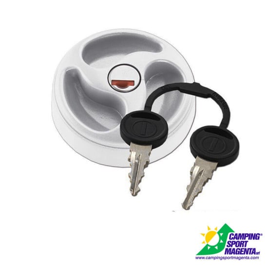 TAPPO SERBATOIO CON CHIAVE BIANCO