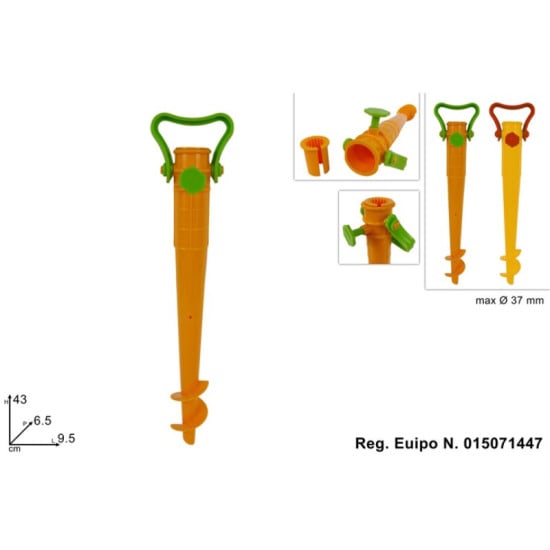PICCHETTO PER OMBRELLONE COL ASS GDX-P
