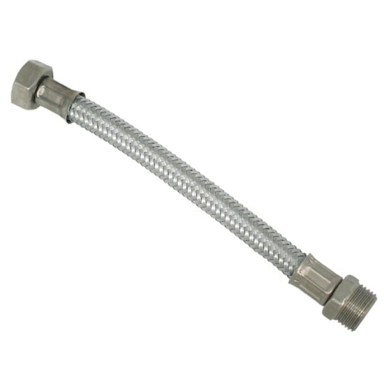FLESSIBILI INOX 3/8M-1/2F  CM.30