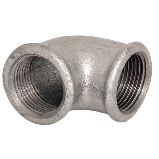 GOMITO 90Ø GHISA ZINCATA FF 1/2''       E