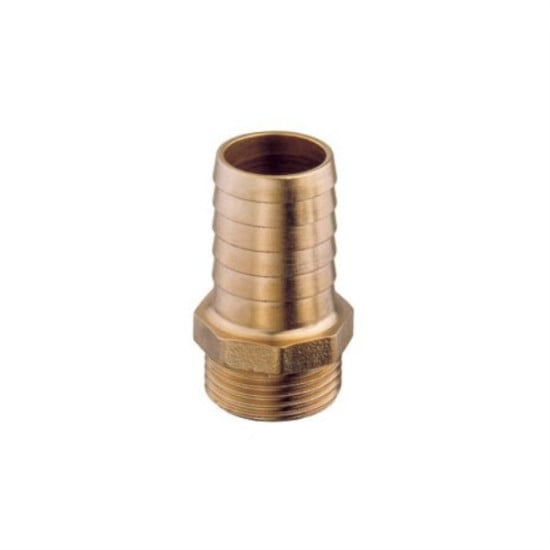 PORTA GOMMA OTTONE 3/8 DRITTO