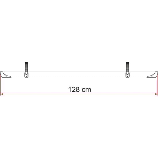 CANALINA PORTABICI FIAMMA - RAIL QUICK PRO BLACK NEW