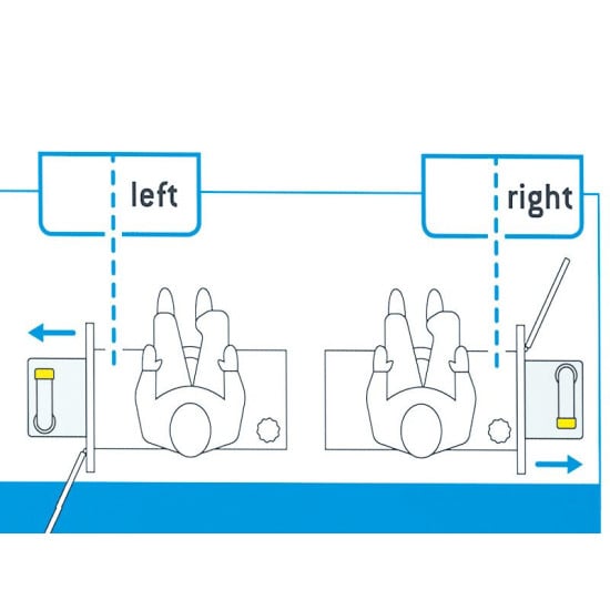 CASSETTA WC - THETFORD FRESH UP SET C2/3/4 DX - CON MANIGLIA E RUOTE