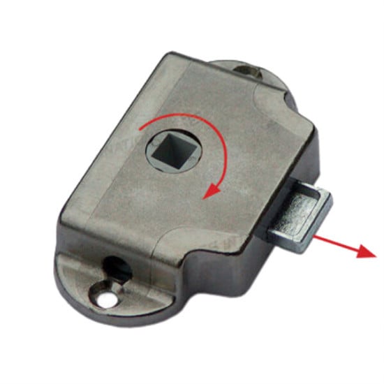 SERRATURA PICCOLO NOVA DX NICHELATO D25