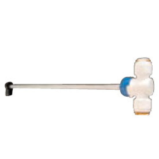 RACCORDO DRITTO 12MM 1/2 C/RUBINETTO ASTA