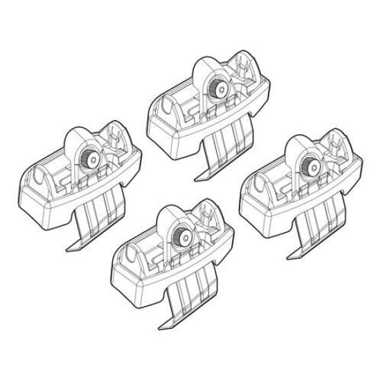 KIT ATTACCHI FIAT 500X 2014> (NO RAILING)