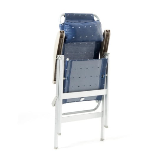 SEDIA SDRAIO PIEGHEVOLE IN ALLUMINIO POSIZIONI- FC034