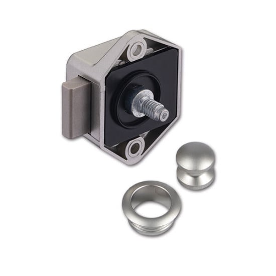 SERRATURA KIT MINI PUSH-LOCK NICHEL UNILATERALE