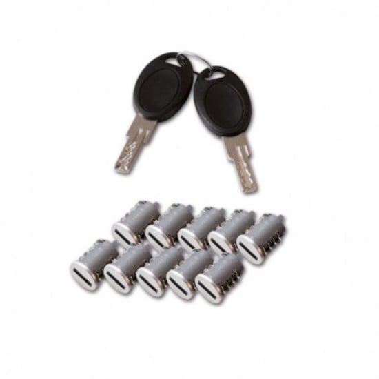 KIT 10 CILINDRI 2 CHIAVI HSC