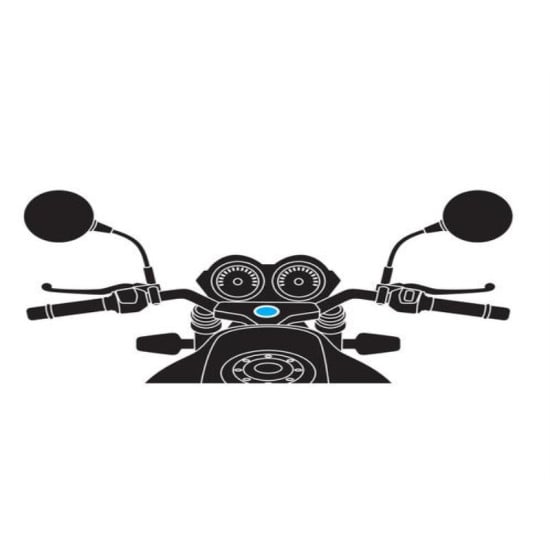 OPTI TUBE ATTACCO PER CANOTTO DI STERZO MOTO - Ø 15-17,2 MM