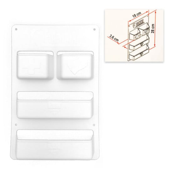 PORTAOGGETTI PER WC POCKET KASSET