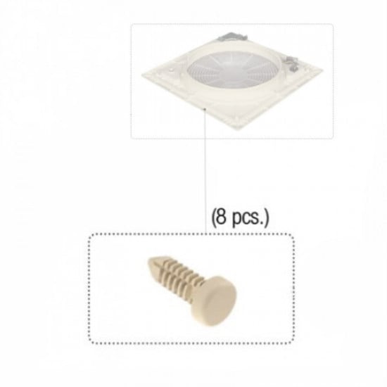 KIT TAPPO GRIGLIA TURBO VENT 8 PCS