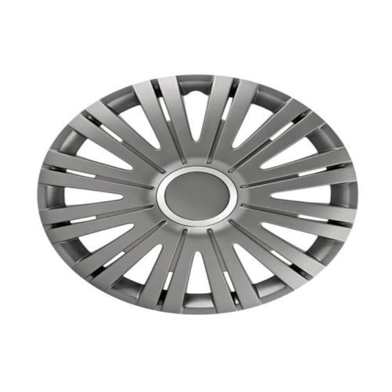 SET 4 COPRICERCHI IN ABS - ACTIVE GRAFITE - Ø 16''