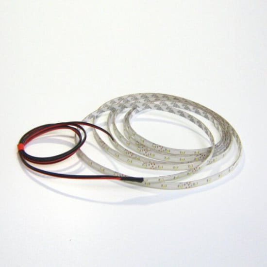 2MT - STRISCIA LED ALTA LUMINOSITÀ IMPERMEABILE BIANCO CALDO