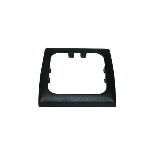 C-LINE CORNICE SINGOLA - NERO