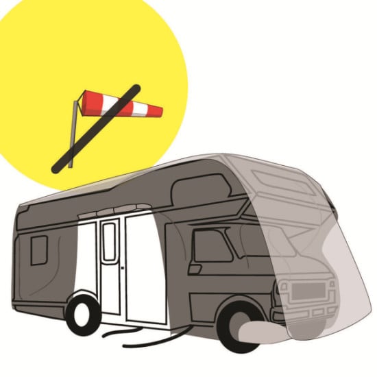 COPERTURA CAMPER - PRO-TEKT TRASPIRANTE - TAGLIA L - FINO A CM 270X238X650