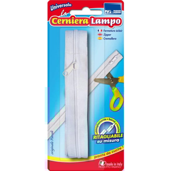CERNIERA LAMPO BIANCA