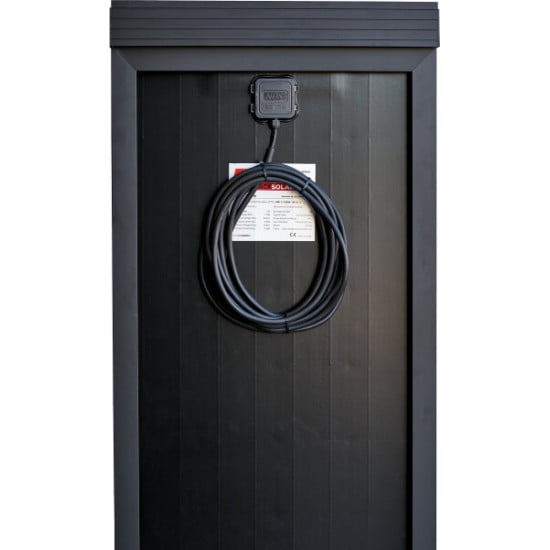 PANNELLO SOLARE - NDS BLACKSOLAR NERO 185WP DIMENSIONI(MM): 1.645 X 680 X 60