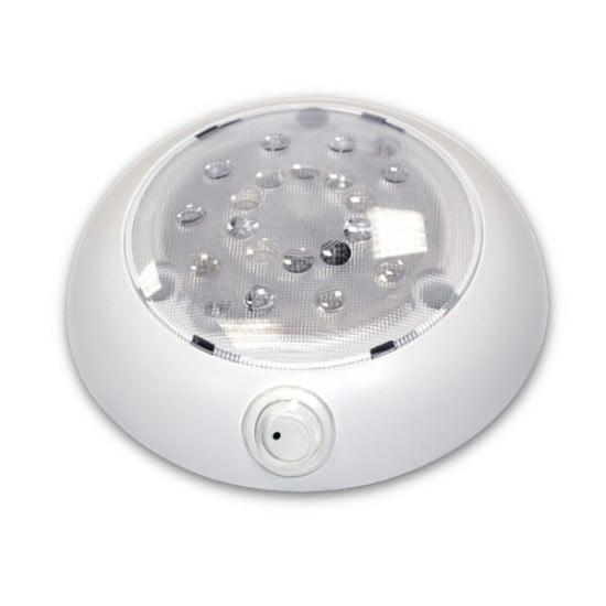 PLAFONIERA NOVA 36 LED 2W 12/24V BIANCA IPX5
