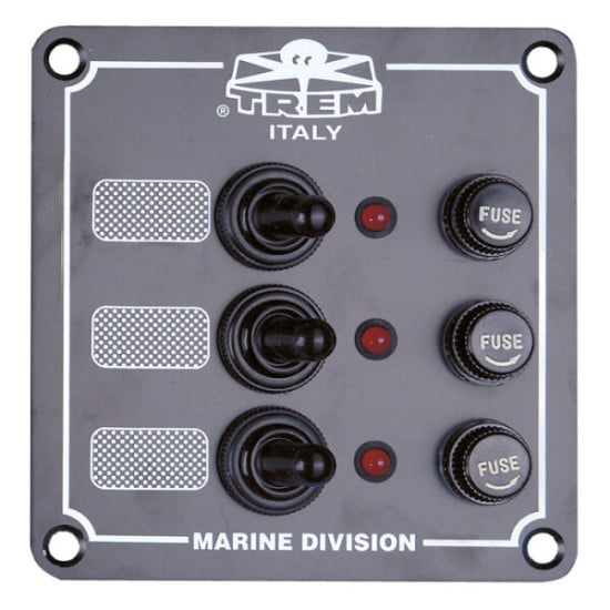 PANNELLO ELETTRICO A 3 INTERRUTTORI