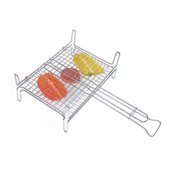 GRATICOLA CROMATA INCROCIATA CON PIEDINI CM.20X20