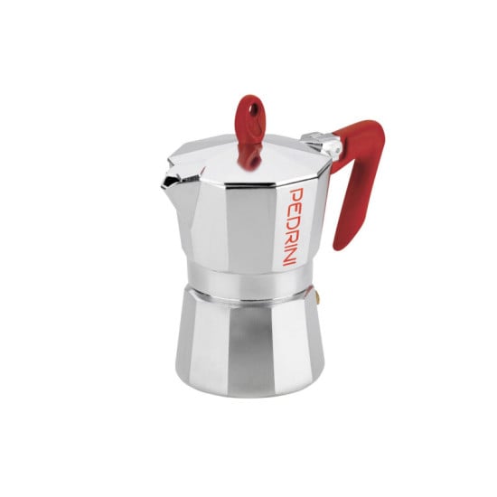 CAFFETTIERA 1TZ ALLUMINIO BRILLANTATO