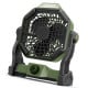 VENTILATORE DA CAMPEGGIO RICARICABILE CON LED Ø 12 CM, 6W, BATTERIA LITIO, USB