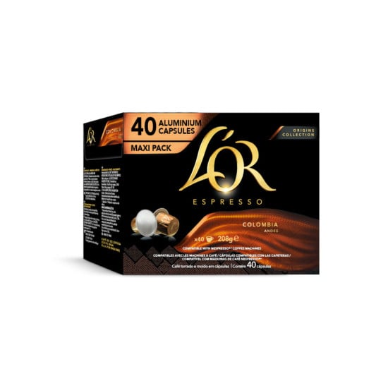 CAPSULE NESPRESSO - L OR COLOMBIA 40PZ