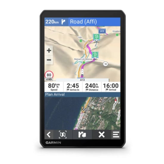 NAVIGATORE - GARMIN CAMPER 895, 8 POLLICI, TRAFFICO IN TEMPO REALE