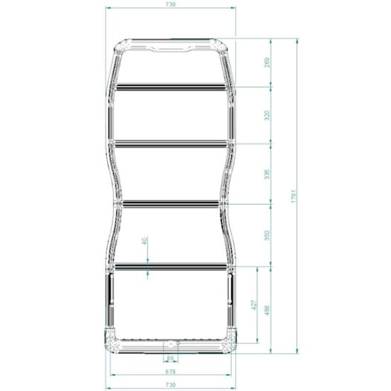 BACKRACK+ - LEFT, STRUTTURA PORTANTE SINISTRA, FIAT DUCATO X250