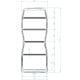 BACKRACK+ - LEFT, STRUTTURA PORTANTE SINISTRA, FIAT DUCATO X250