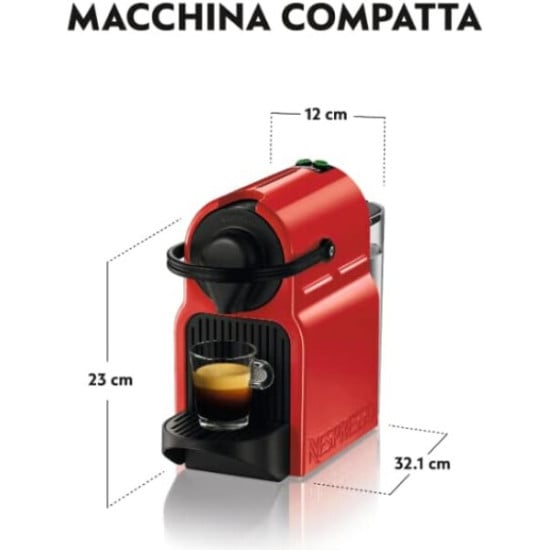 MACCHINA CAFFE - NESPRESSO INISSIA ROSSA - KRUPS XN1005K